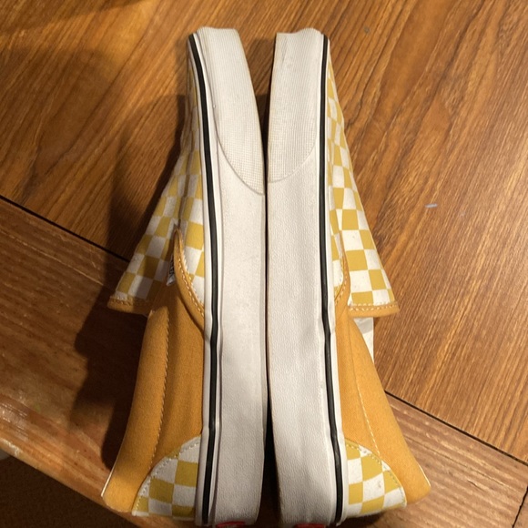 Yellow checkered slip on vans - Picture 9 of 9